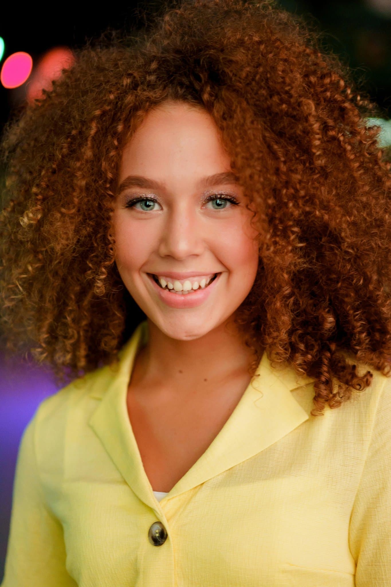 AI face slimmer filter after transformation - creative portrait with natural slim face styling