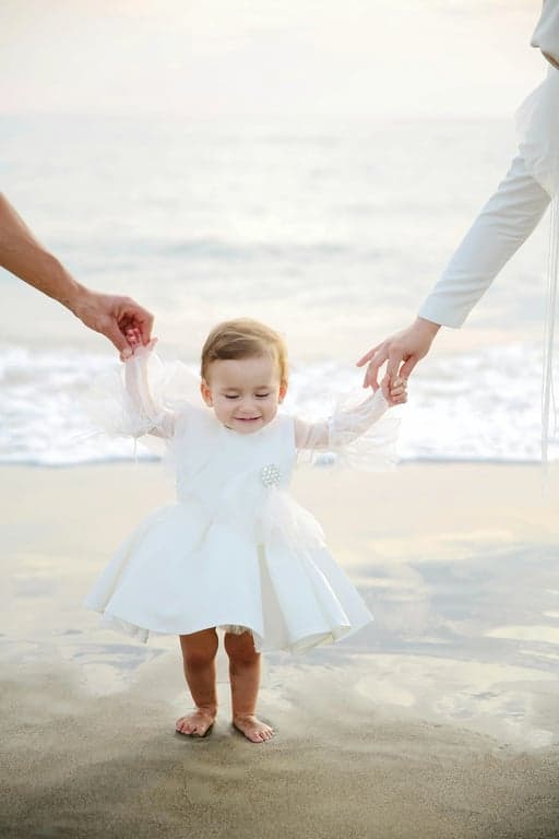 photo to watercolor before pic - baby portrait