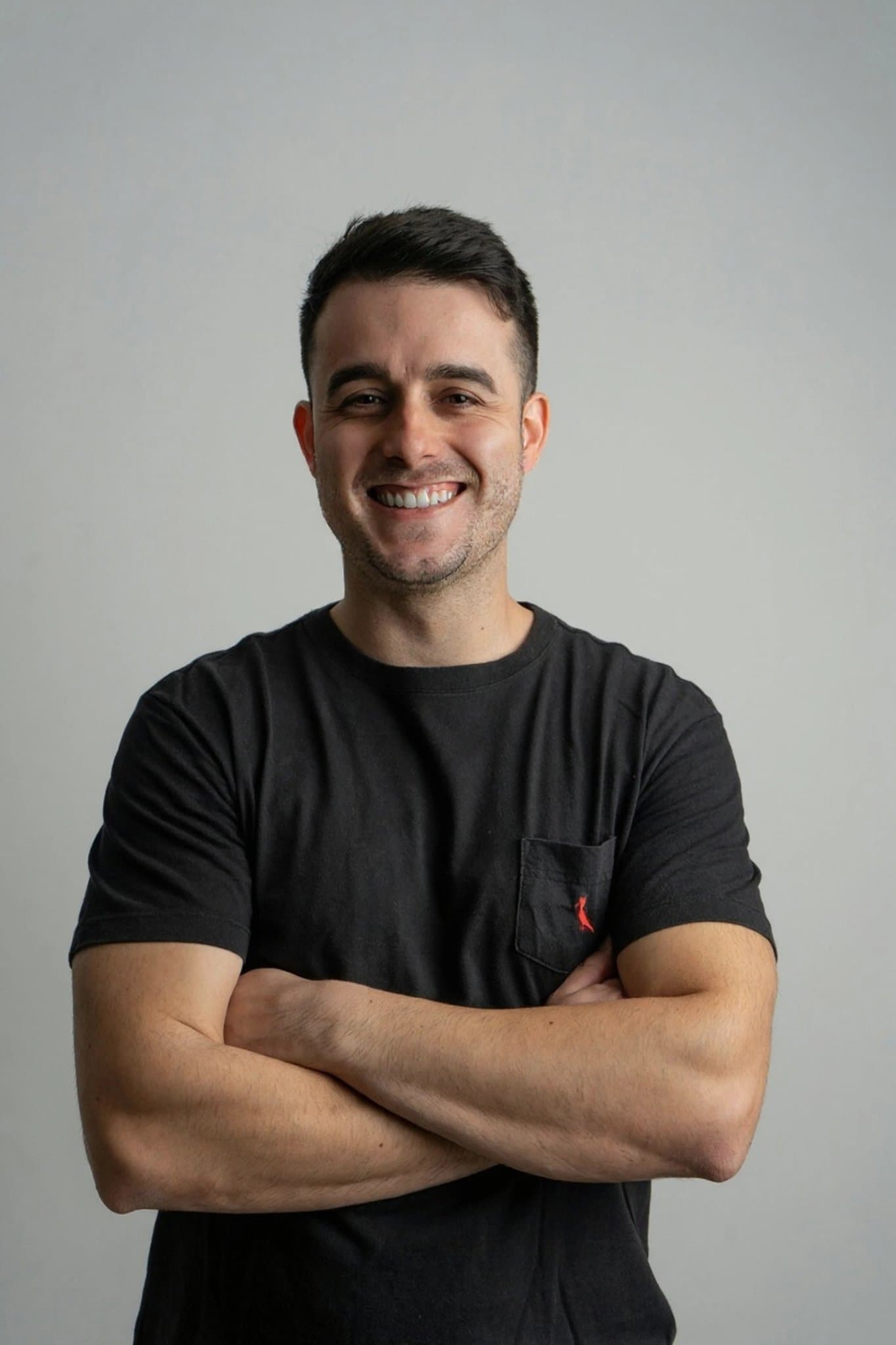 AI no beard filter after transformation - casual portrait clean shaven with AI no beard filter