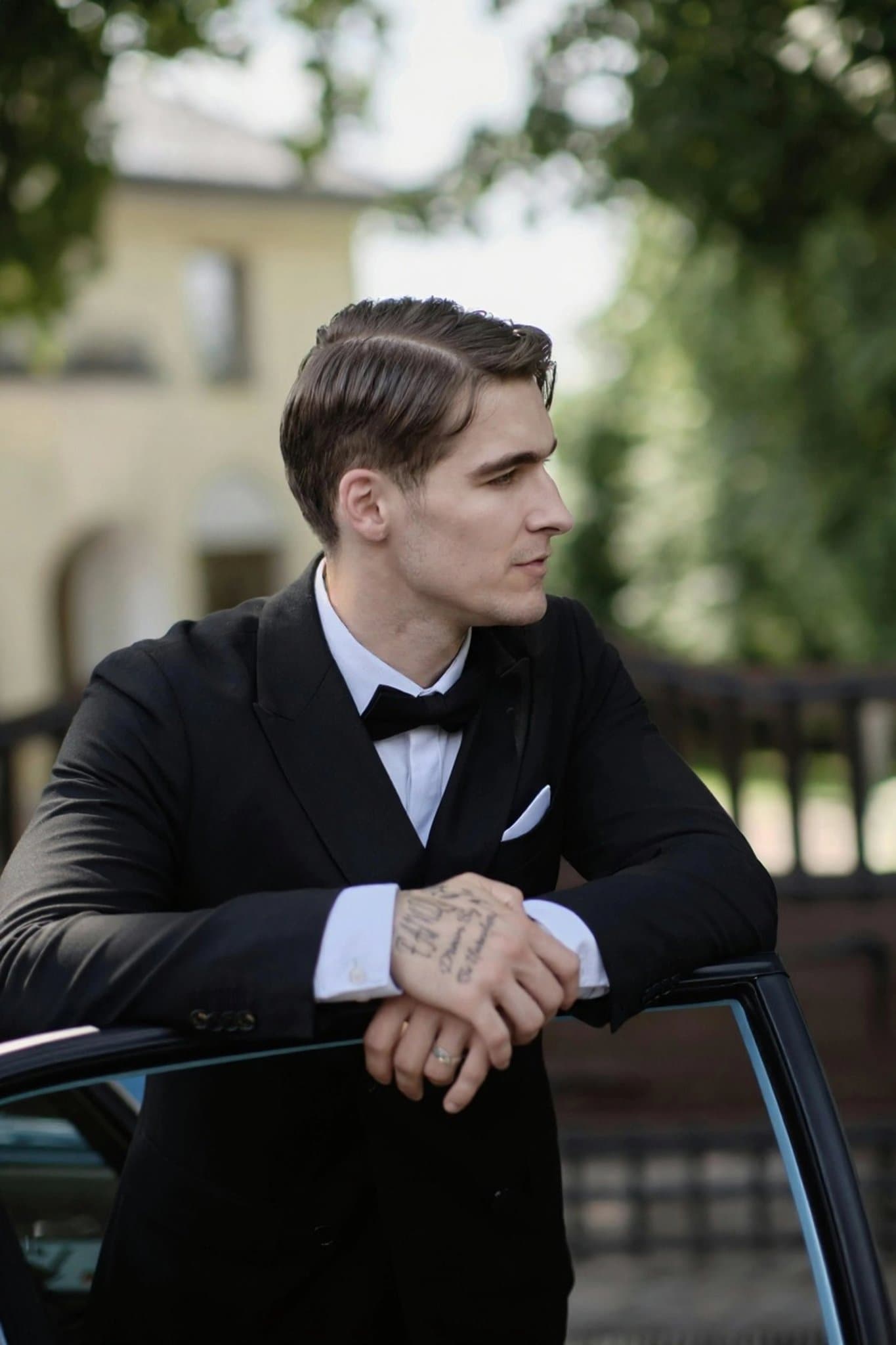 AI old filter before photo - close up photo with smooth skin before aging effect