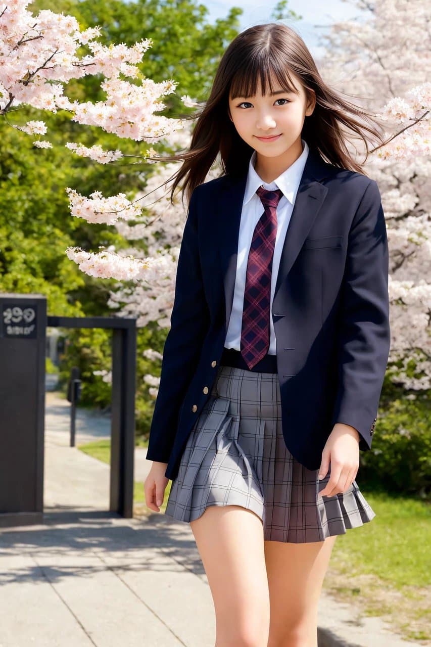 A full-body photo of a person standing on a regular city street or sidewalk.