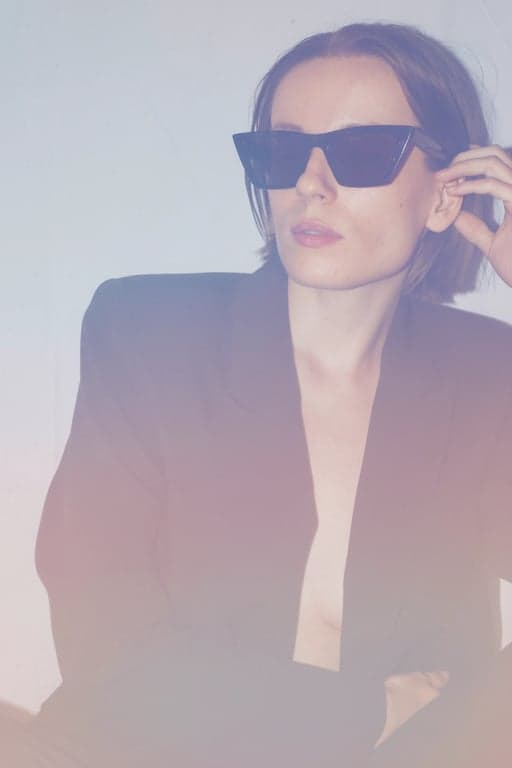 Dreamy Filter after transformation - portrait styled in editorial dreamy aesthetic