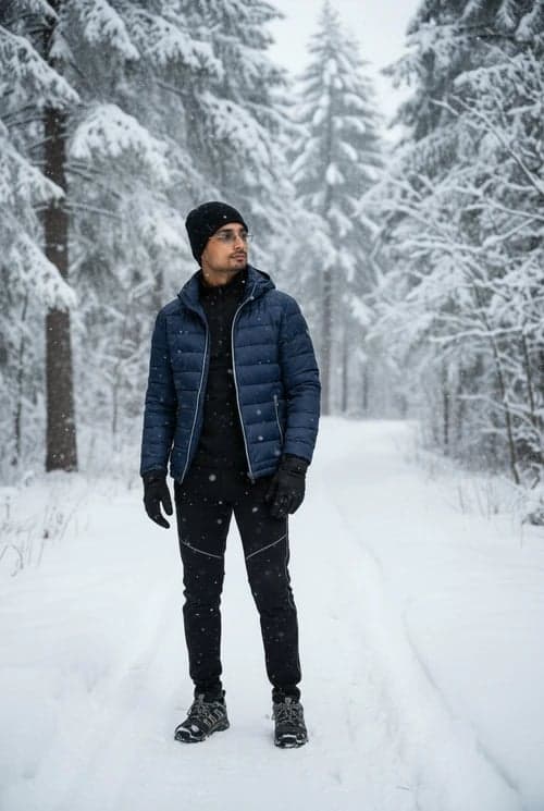 Winter Outfits filter after transformation - portrait wearing sporty winter outfit