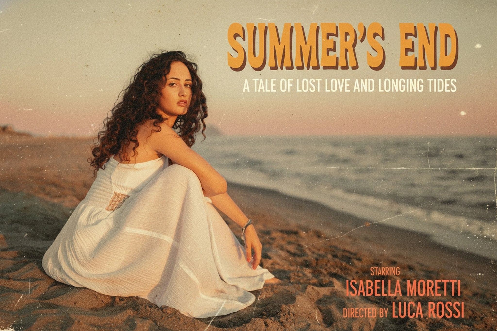 AI movie poster maker after transformation - creative portrait with AI film poster composition