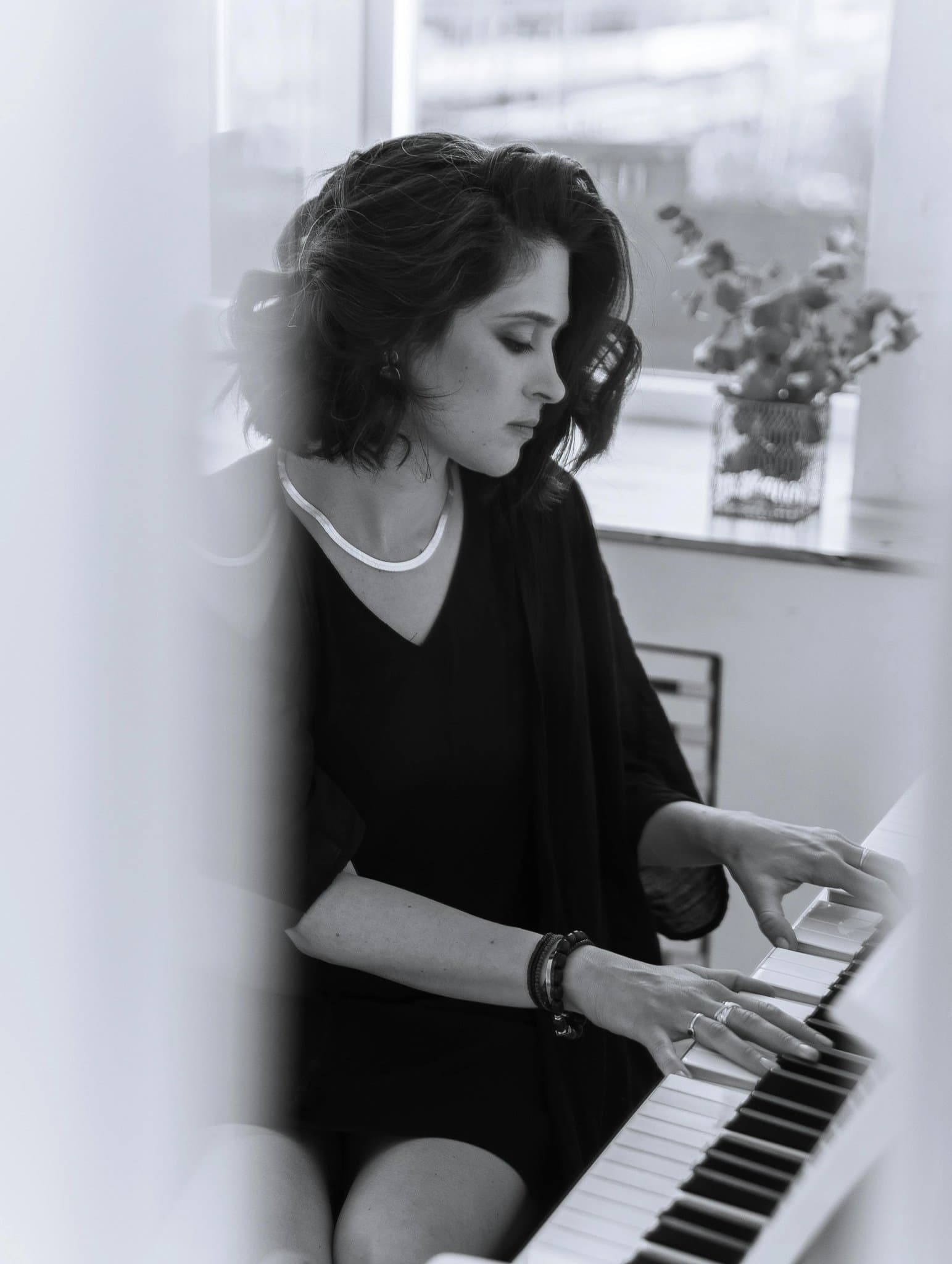 80s Party Outfits filter before photo - natural portrait in simple casual clothing with clean background