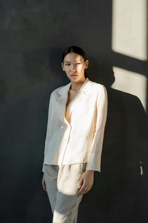 a portrait of a person styled with a vintage camera aesthetic, focusing on age, texture, and optical limitations