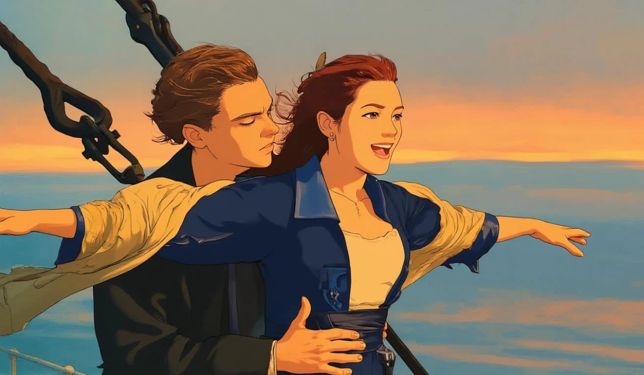 AI Ghibli style filter after transformation - portrait transformed into Ghibli-style anime art