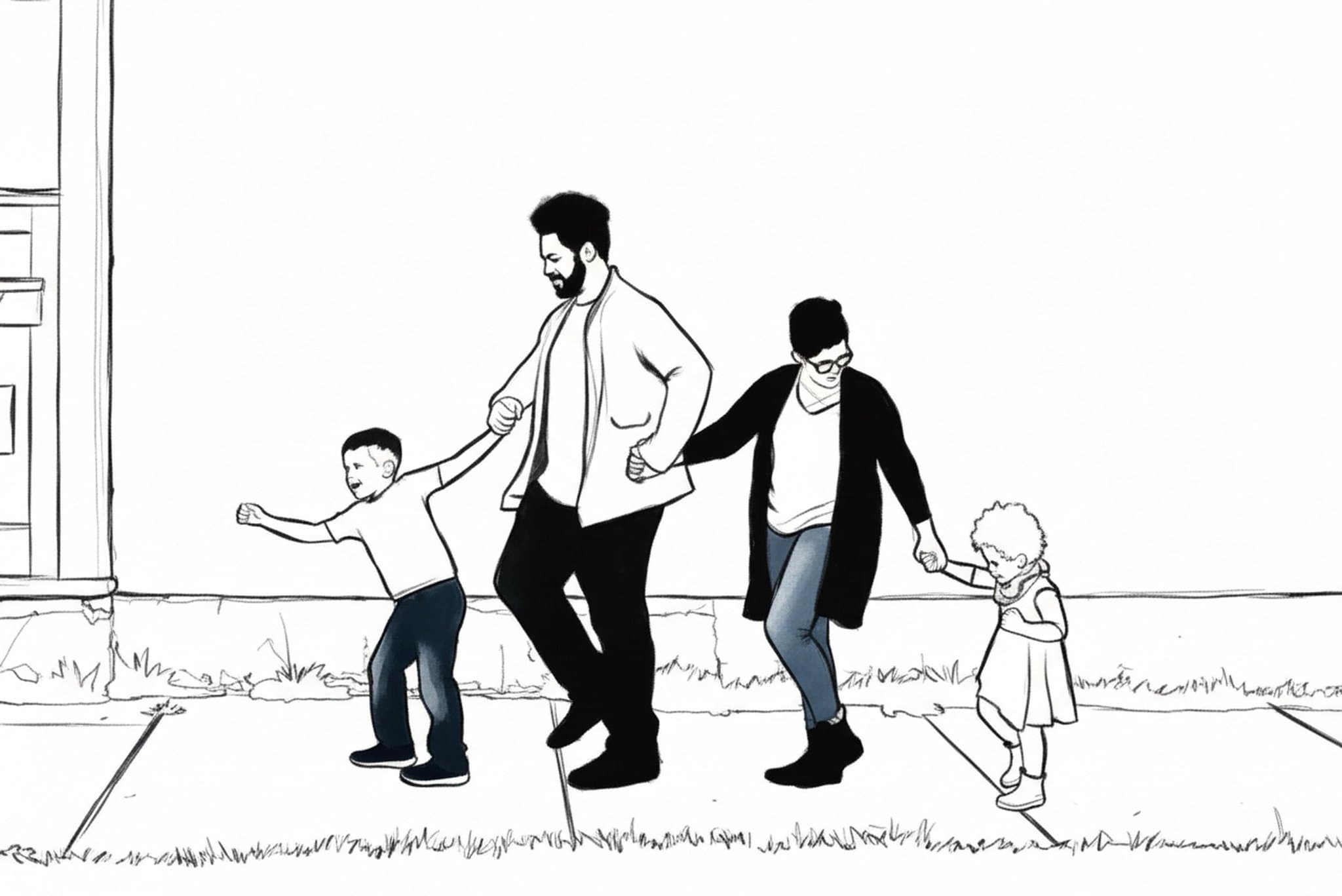 AI coloring page filter after transformation - studio photo turned into detailed coloring template