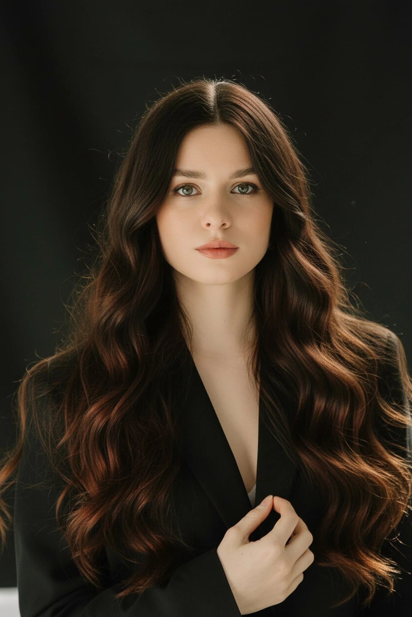 AI old filter before photo - fashion portrait with young modern look