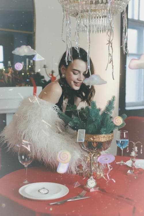 Dreamcore filter after transformation - portrait in dreamy surreal fantasy style