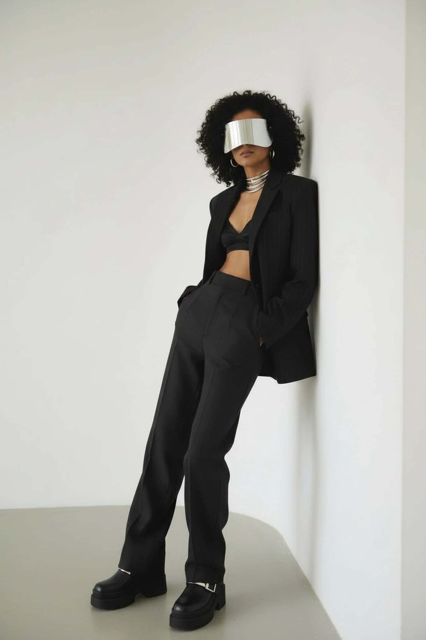 Designer Clothes filter after transformation - portrait styled in modern designer fashion