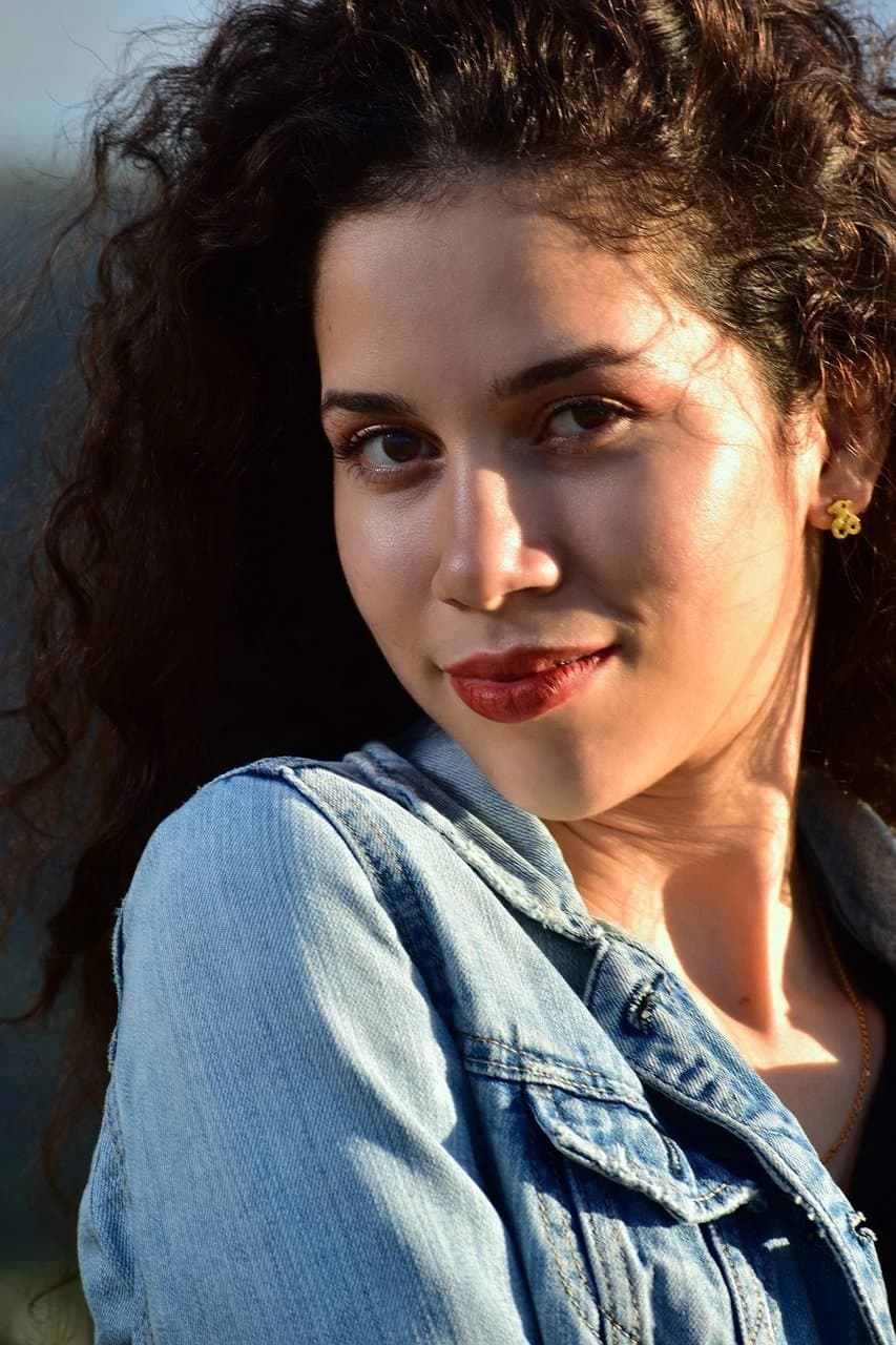 AI funny face filter before photo - original image before comic face transformation