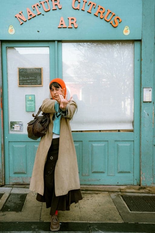 Dreamy Filter before photo - neutral portrait in simple clothing with any backdrop