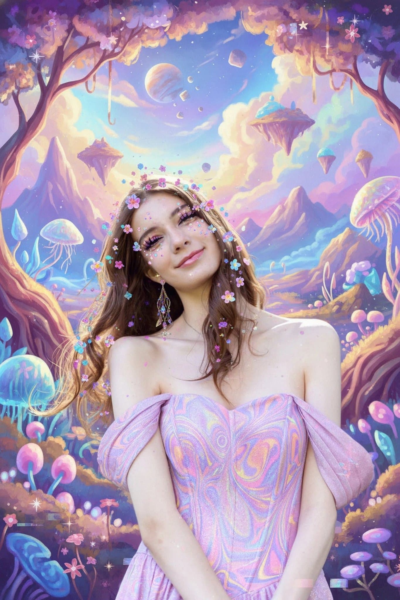 AI filter after transformation - outdoor photo enhanced with AI visual styling