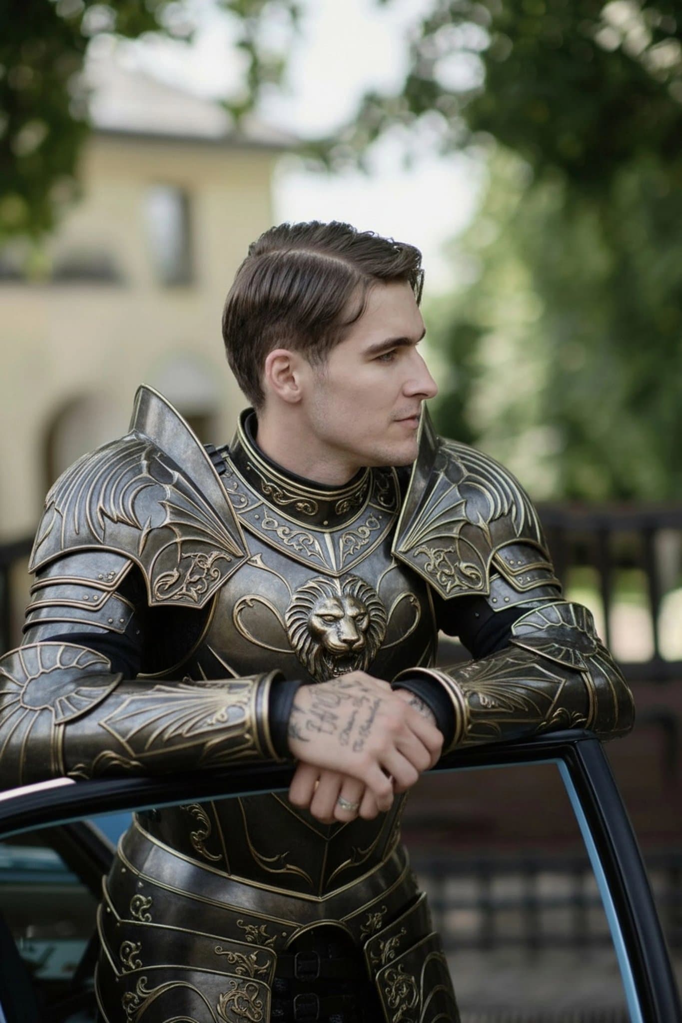 AI fantasy art filter after transformation - selfie reimagined as fantasy world illustration