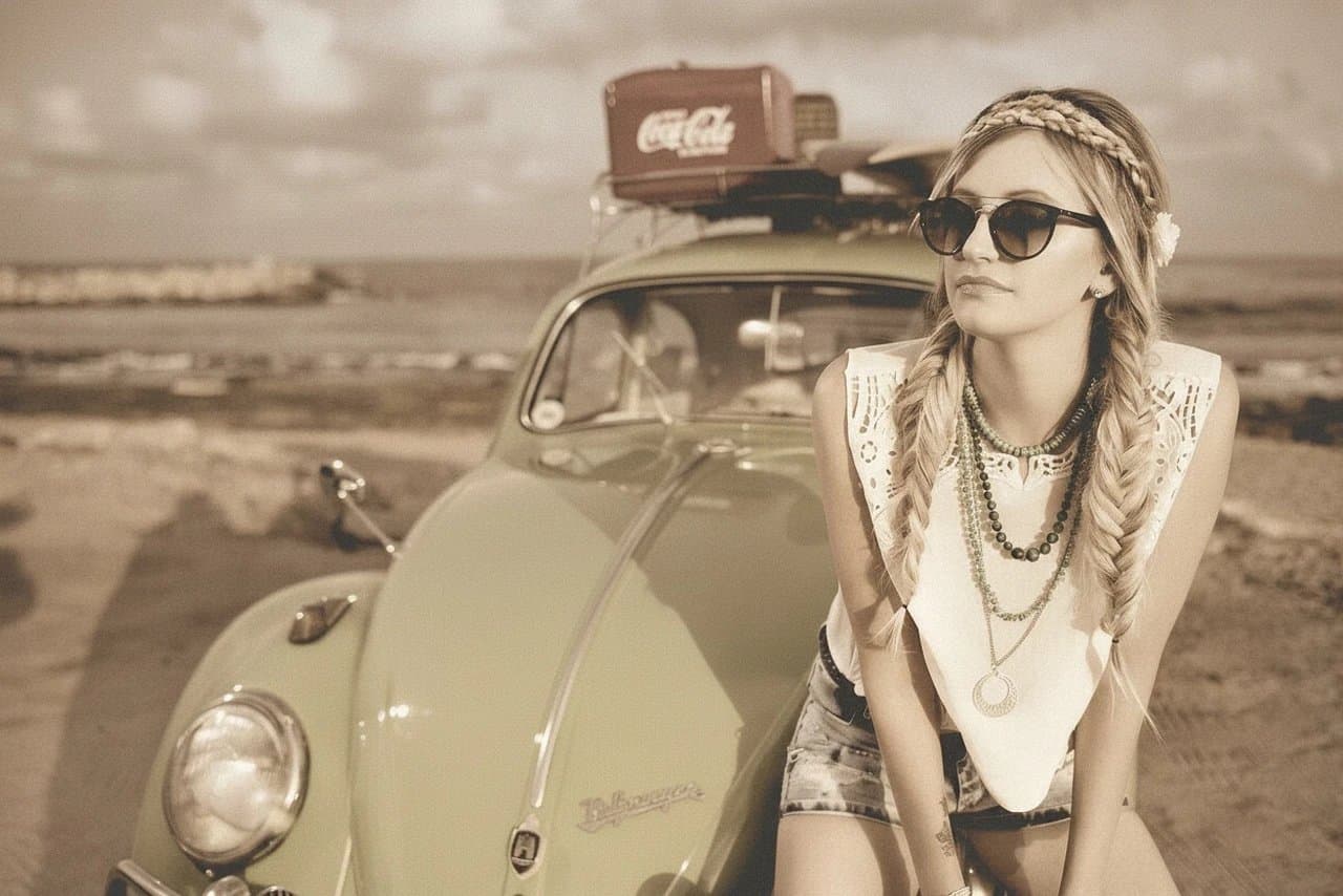 AI aesthetic filter after transformation - casual portrait featuring dreamy aesthetic style