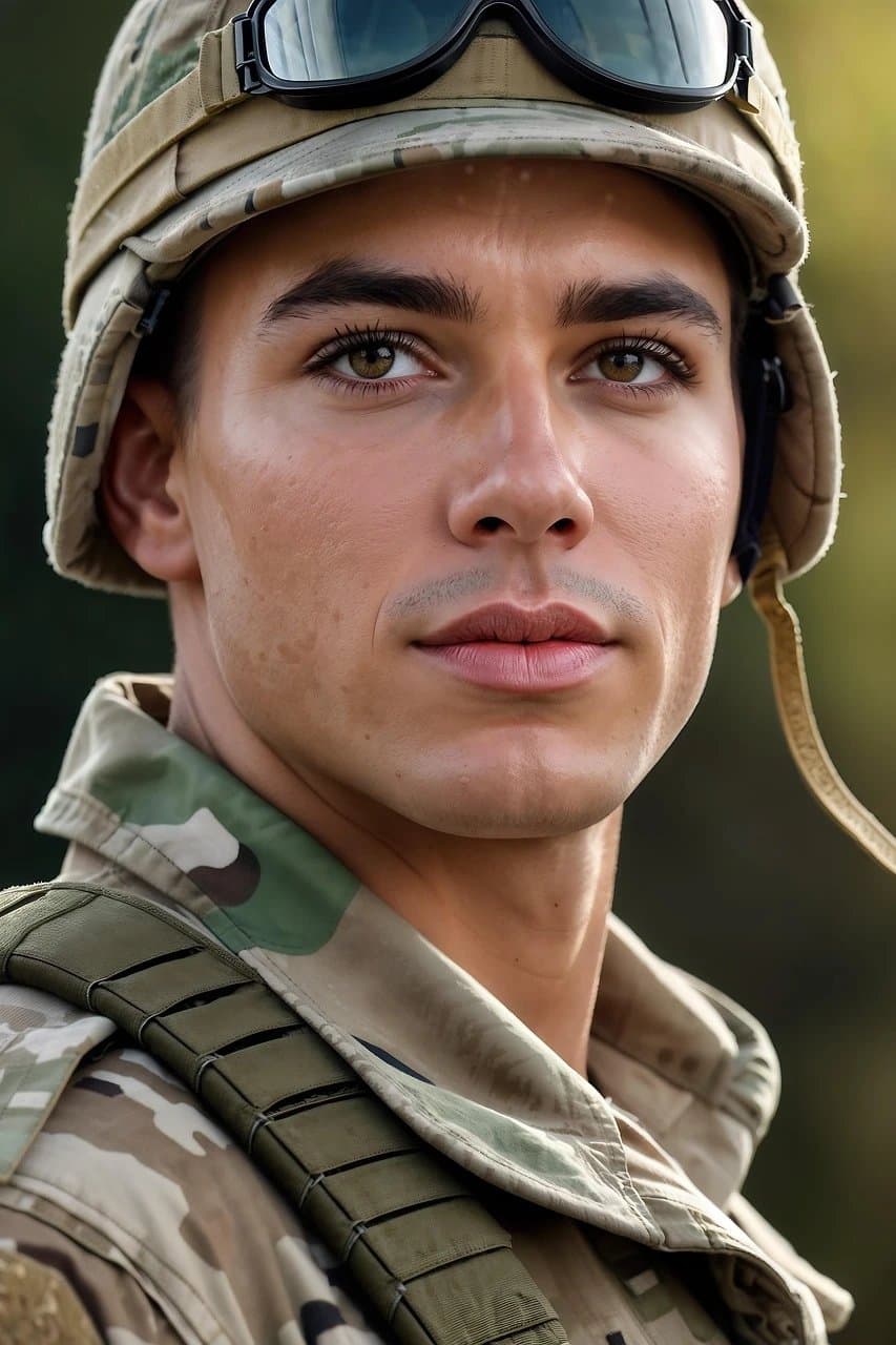 AI smile filter before photo - selfie before virtual smile enhancement