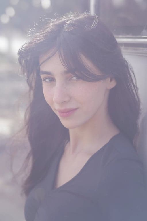 Dreamy Filter after transformation - portrait enhanced with soft dreamy glow and pastel tones