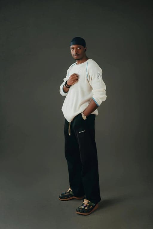 Dreamy Filter before photo - natural portrait in mixed casual pieces with indoor or outdoor setting