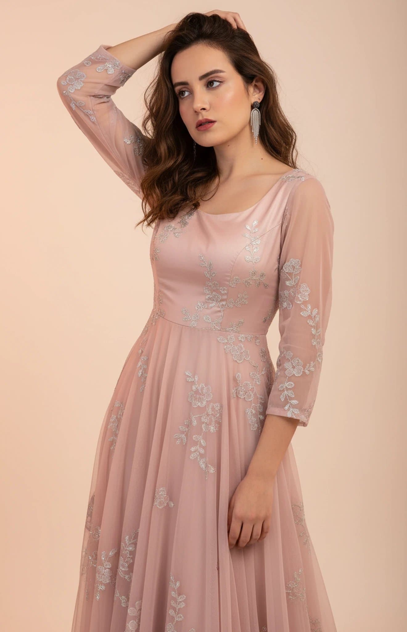 Party Clothes Ladies filter after transformation - portrait styled in soft feminine party look