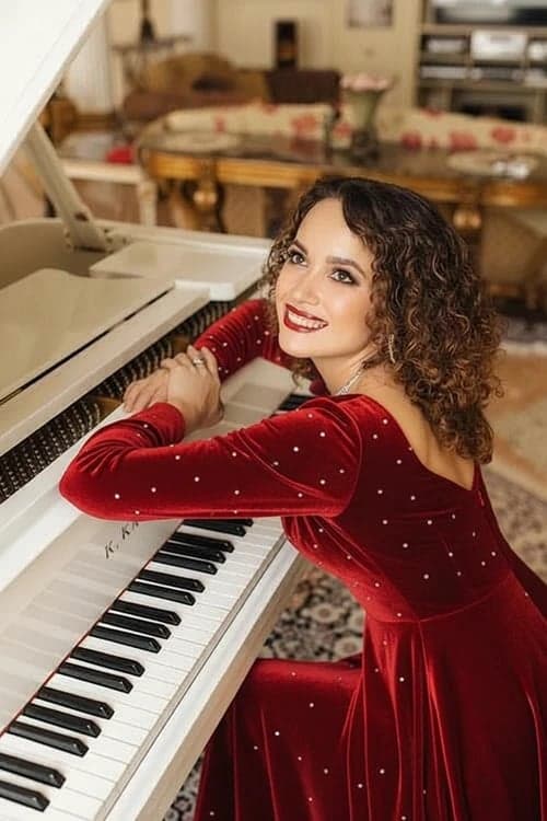 Winter Outfits filter after transformation - portrait wearing elegant winter gown