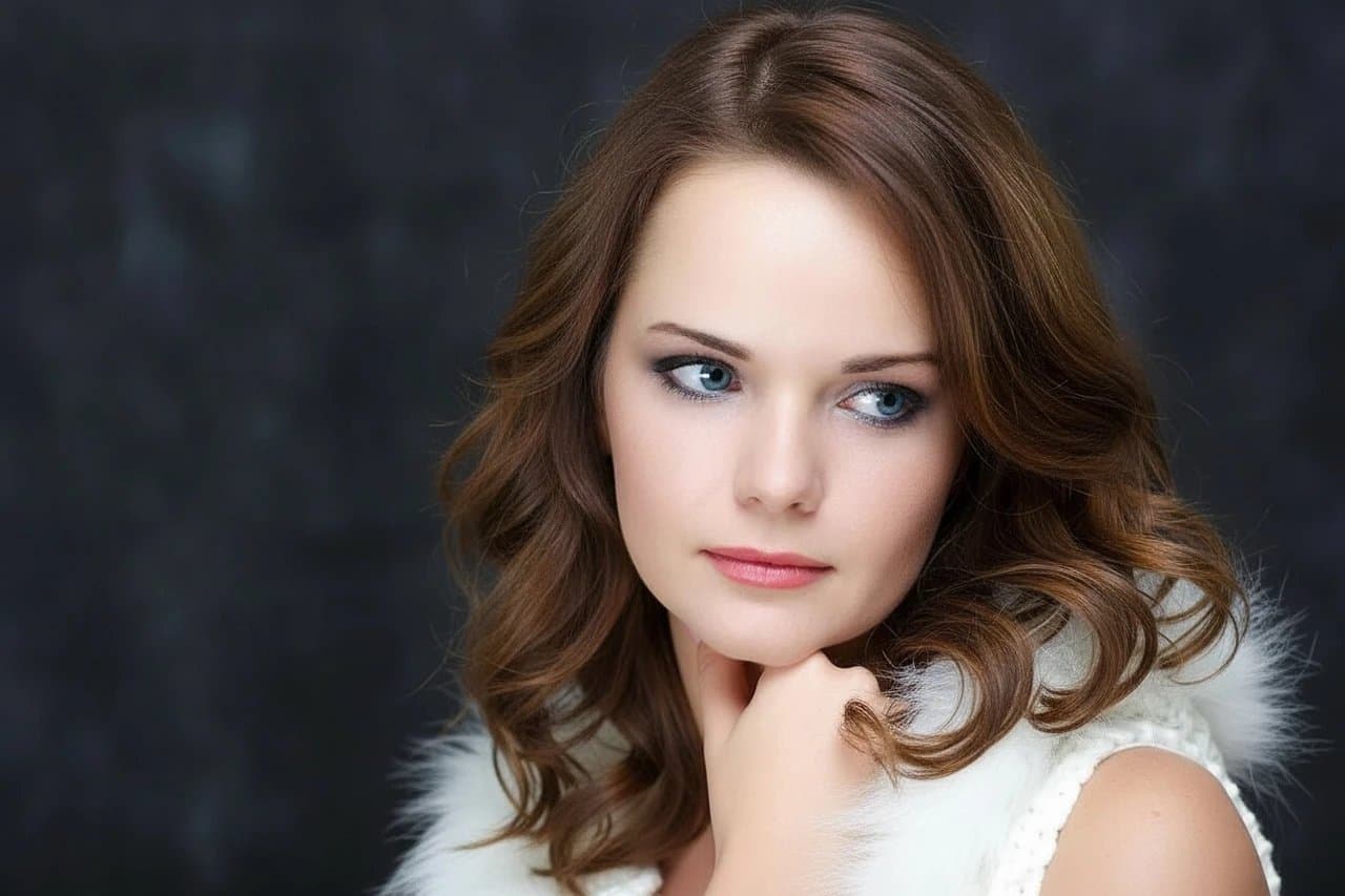 AI face swap filter after transformation - fashion portrait featuring smooth AI face exchange