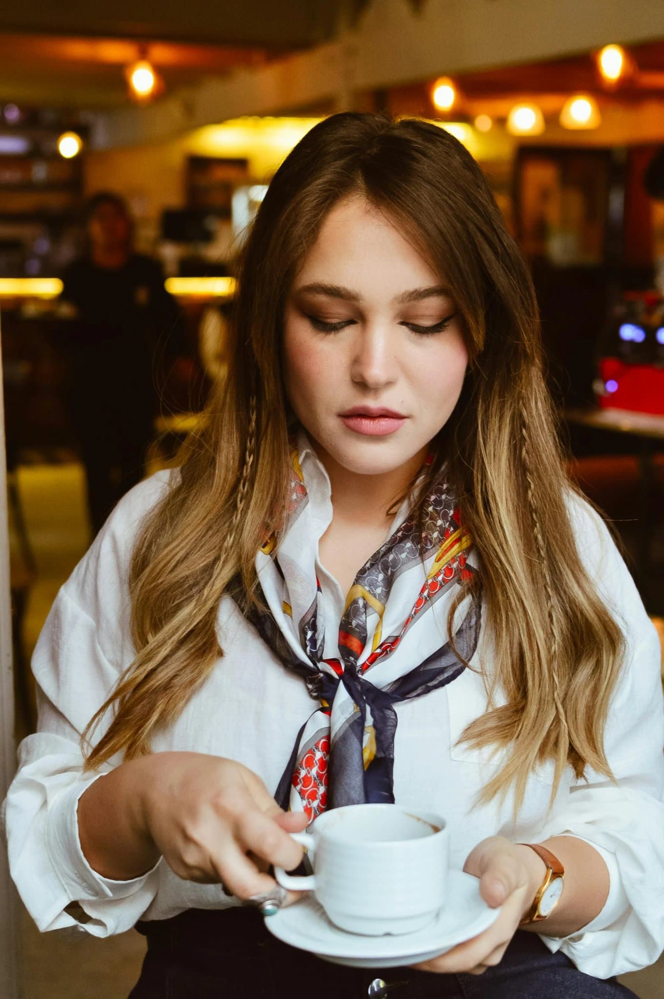 Red Carpet Dresses filter before photo - portrait in casual clothing with balanced indoor lighting
