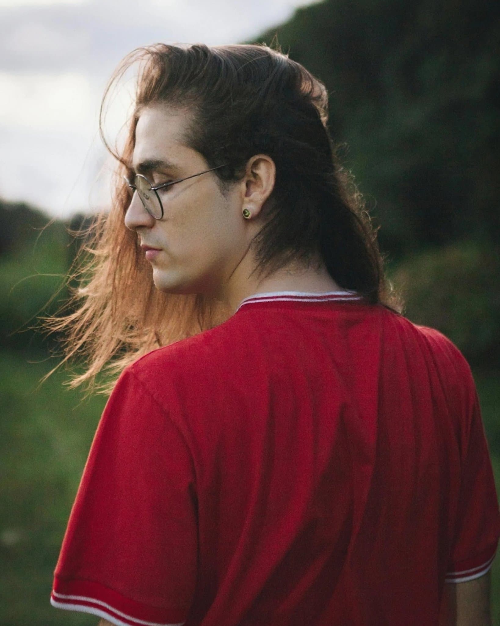 AI no beard filter after transformation - influencer photo with smooth clean face