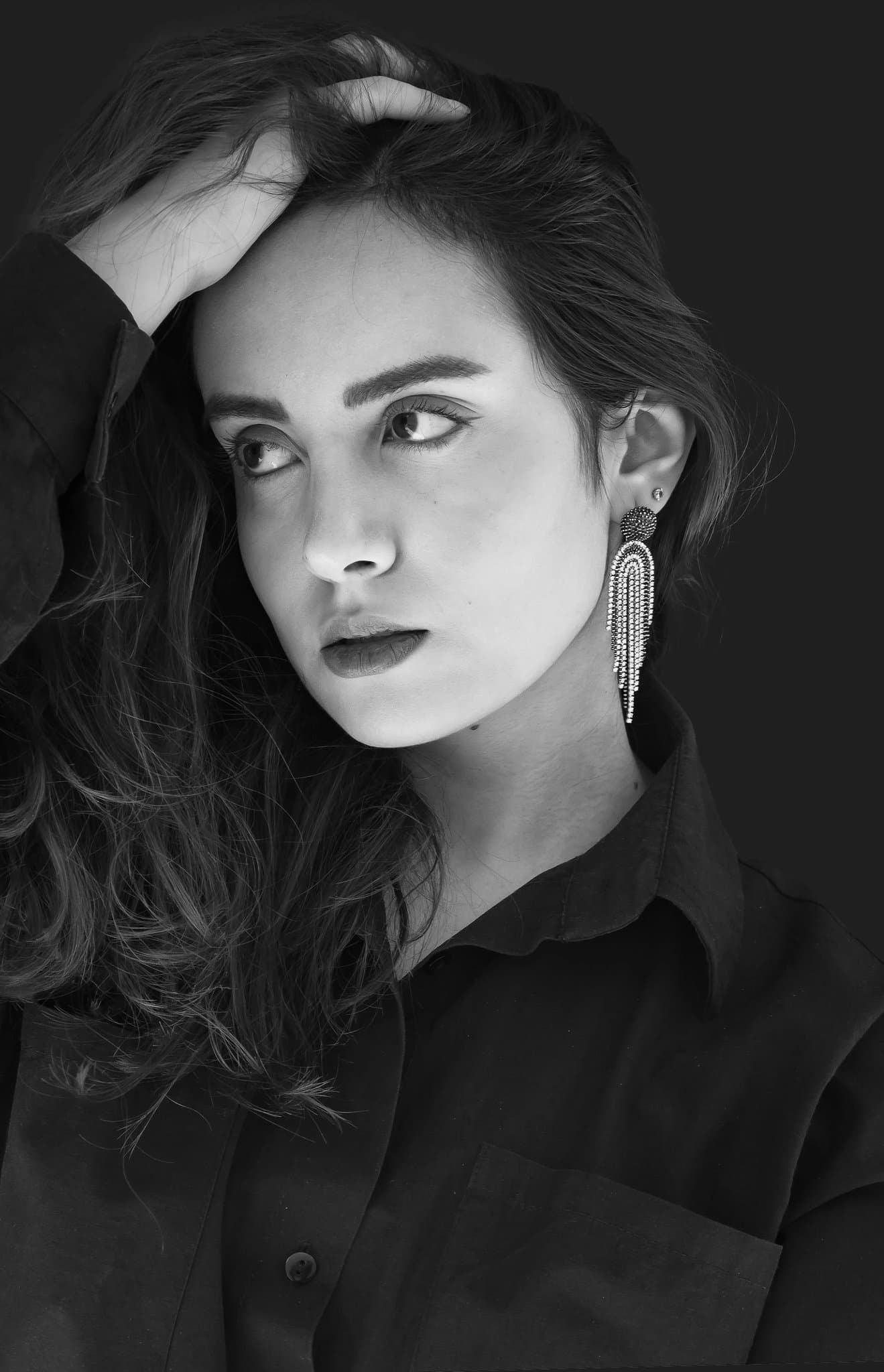 Party Clothes Ladies filter before photo - natural portrait in casual women’s clothes with any background