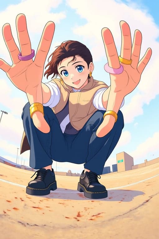 a portrait of a person styled with a dreamy shoujo anime aesthetic, combining delicate facial features, soft colors, and romantic atmosphere