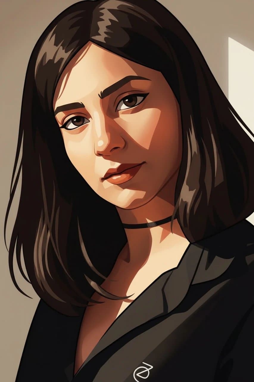 AI photo to 3D model filter after transformation - influencer photo transformed into 3D virtual figure