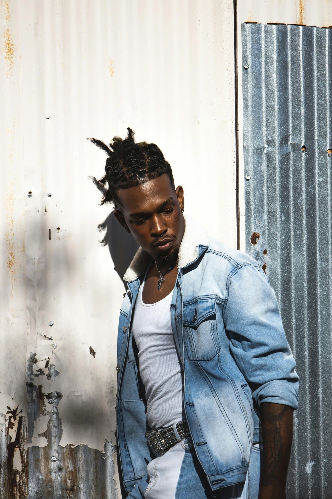 AI pixelate image filter before photo - creative portrait before AI pixelate transformation