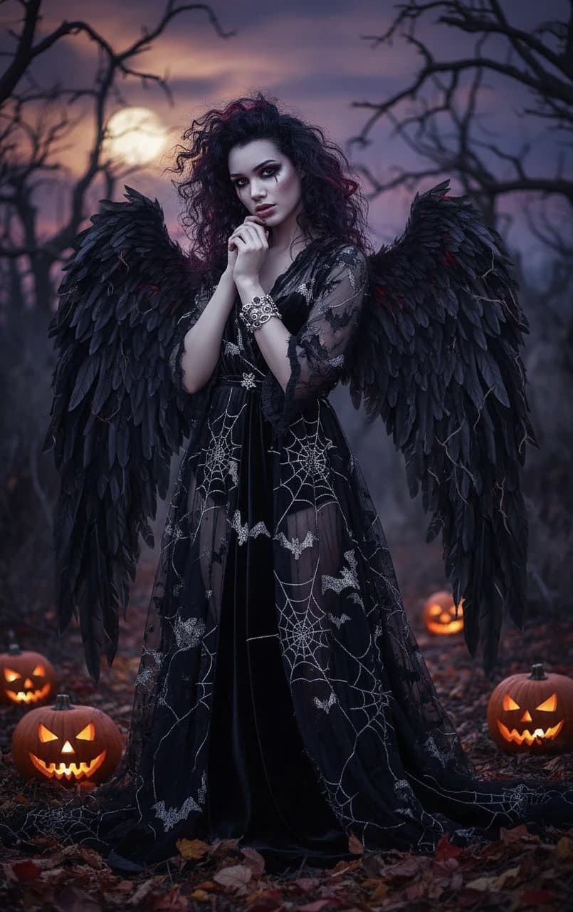 AI angel filter after transformation - image converted into ethereal angelic artwork