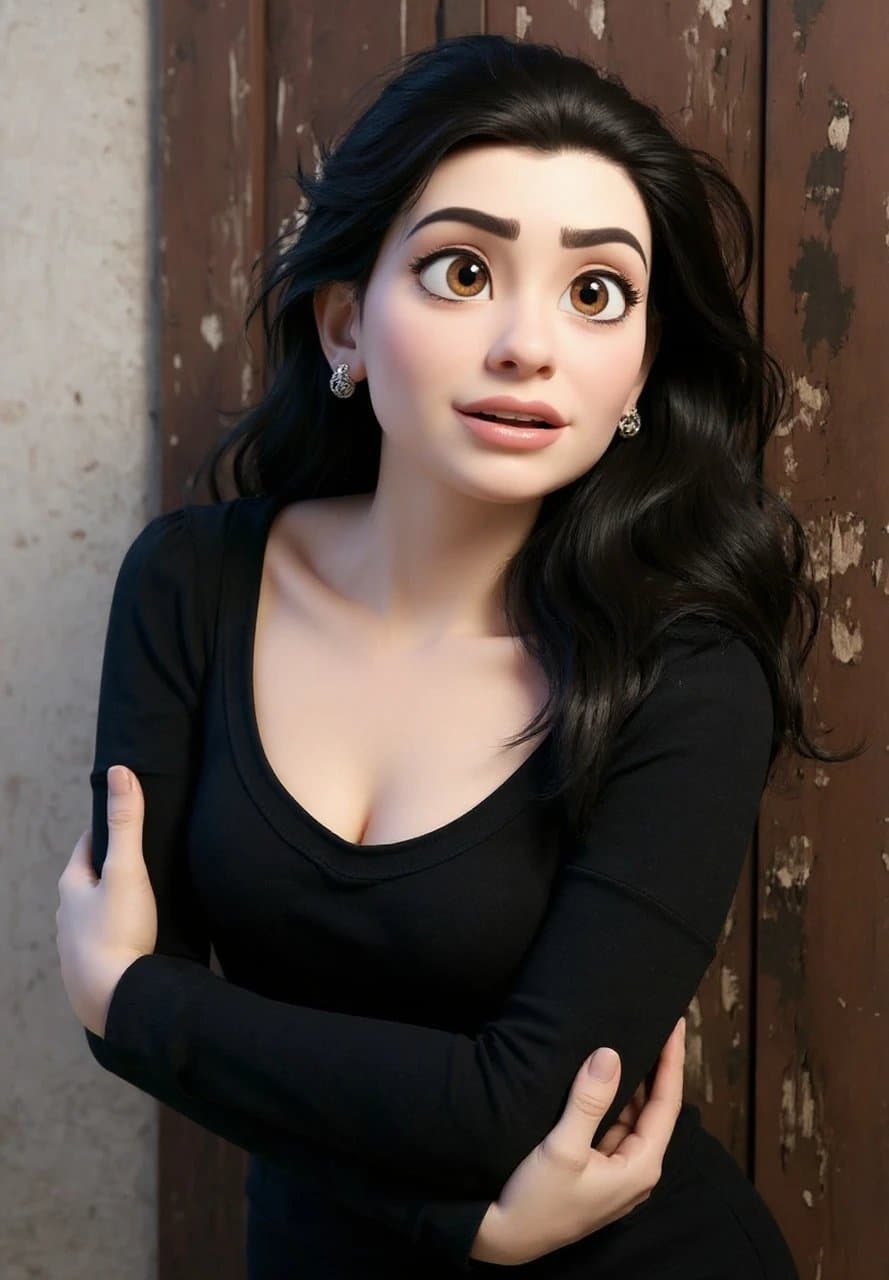 AI Disney style filter after transformation - image recreated in classic Disney animation style