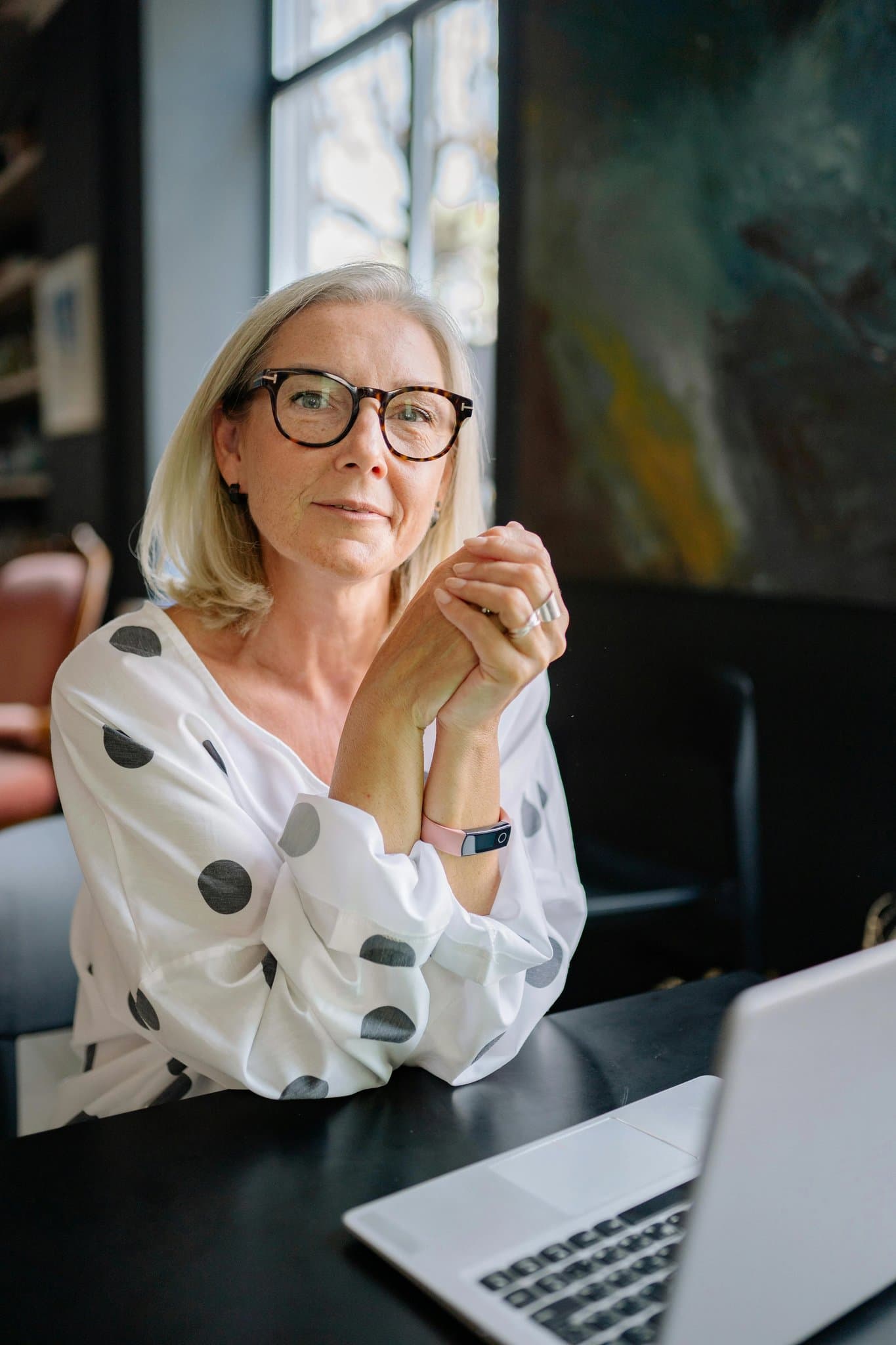 AI old filter after transformation - studio portrait transformed with realistic aging style