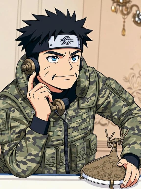 a portrait of a person as a Konoha genin during the Chunin Exams, wearing a flak jacket and determined expression